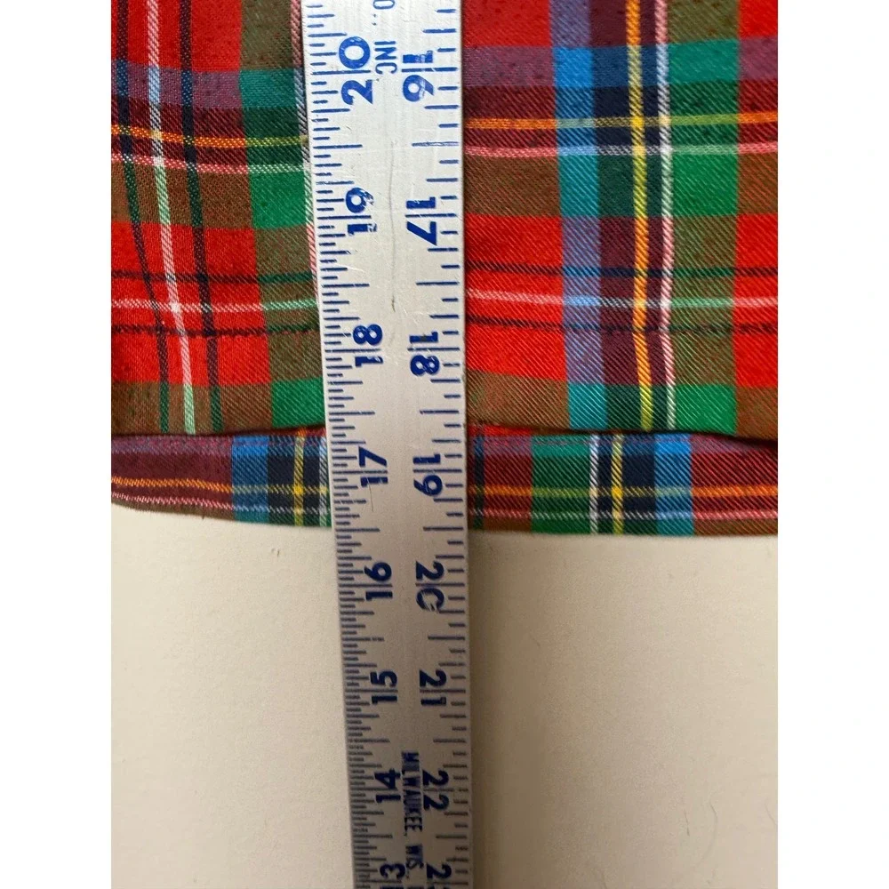 Old Navy Boys Red Plaid Pajama Top Size S‎ 6-7 Flame Resistant Flannel Shirt